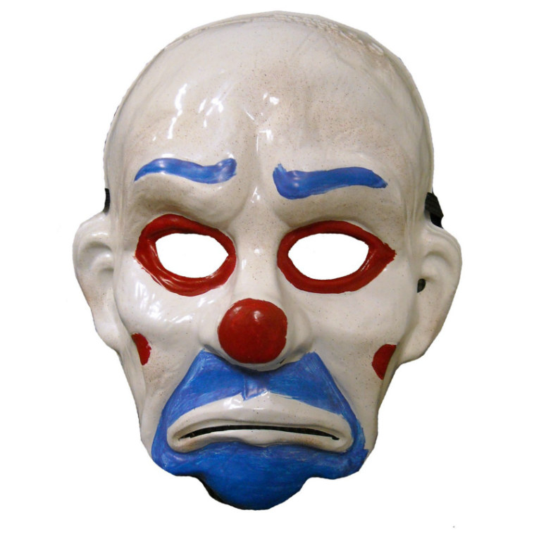 Batman Dark Knight Child Joker Clown Mask - Click Image to Close