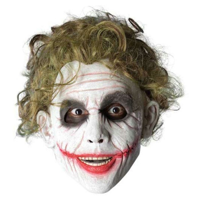 Batman Dark Knight Adult Joker Foam Latex Mask - Click Image to Close