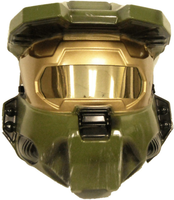 Halo 3 Master Chief 1/2 Mask Adult - Click Image to Close