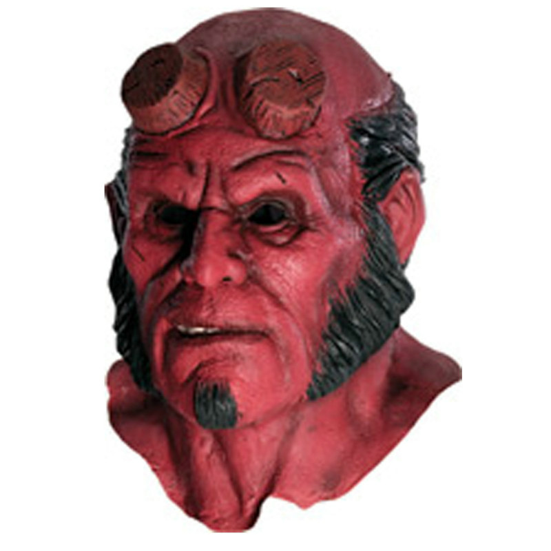 Hellboy 2 Hellboy Deluxe Overhead Latex Mask - Click Image to Close