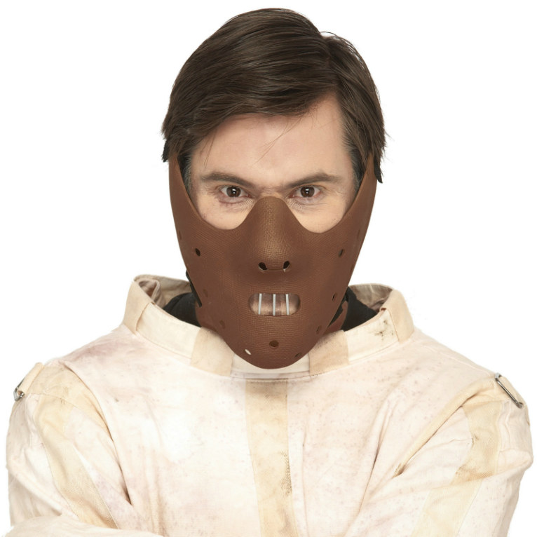 Deluxe Hannibal Lecter Half Mask - Click Image to Close