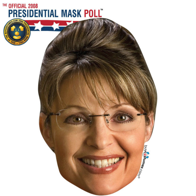 Sarah Palin Paper Mask