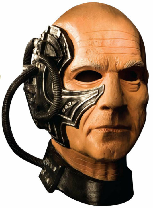Star Trek Next Generation Locutus Mask Adult - Click Image to Close