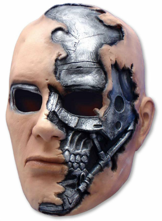 Terminator 4 T600 Economy Adult Mask - Click Image to Close