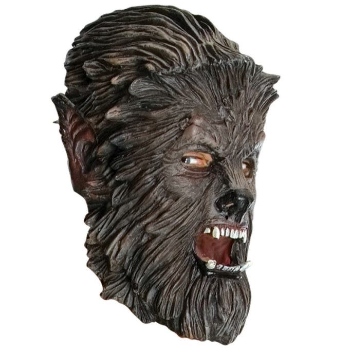 The Wolfman 2009 3/4 Adult Wolfman Mask Adult - Click Image to Close