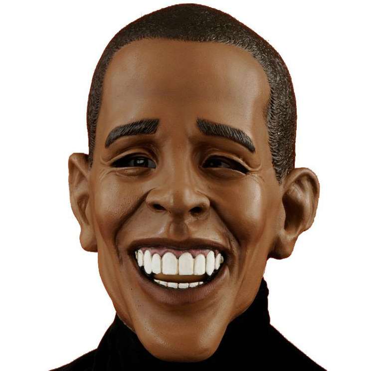 Deluxe Barack Obama Adult Mask - Click Image to Close