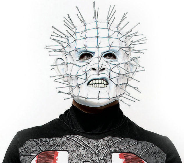 Economy Pinhead Mask - Click Image to Close