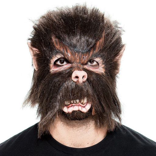 Werewolf Moving Jaw Mask - Click Image to Close