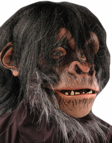 Chimp Adult Mask - Click Image to Close