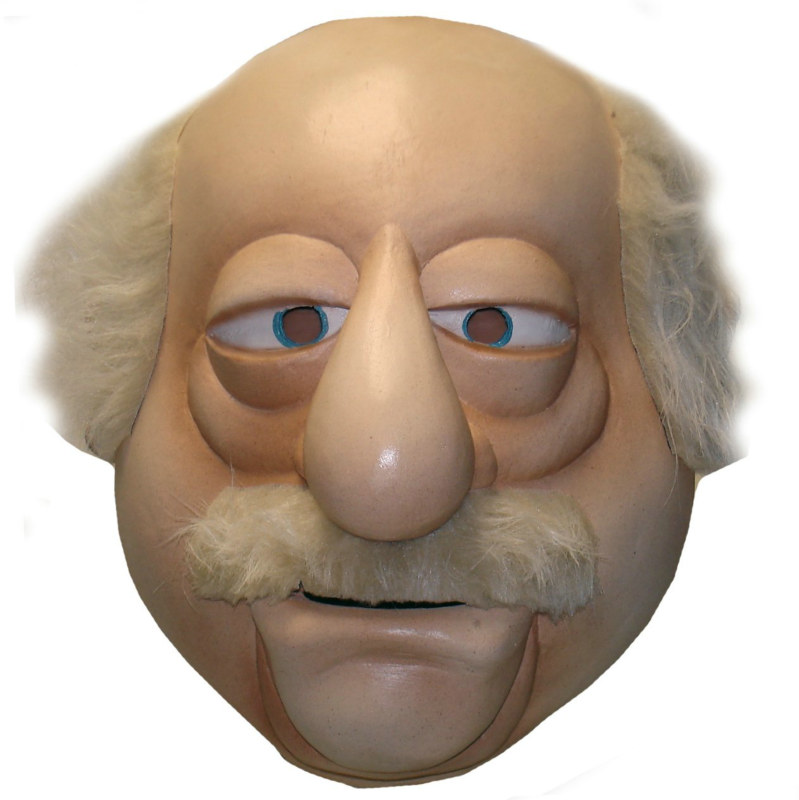 The Muppets Waldorf Overhead Latex Mask - Click Image to Close
