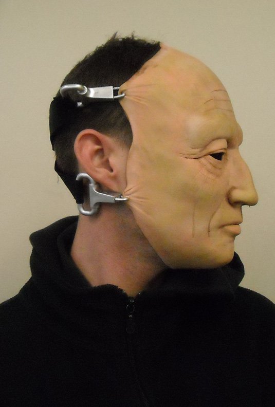 Saw-Jigsaw (Tobin Bell) Mask Adult - Click Image to Close