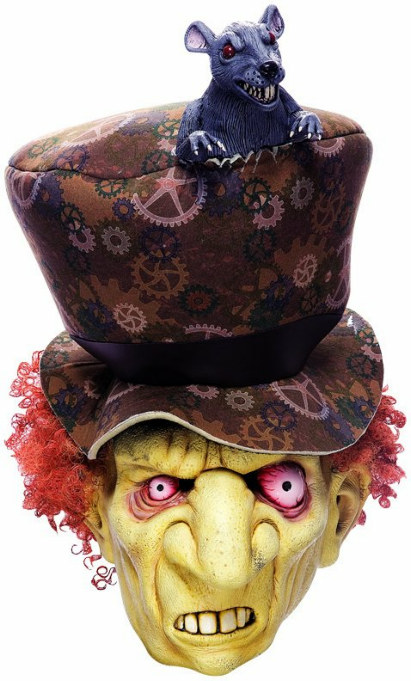 Wicked Wonderland Mad Hatter Mask Adult - Click Image to Close