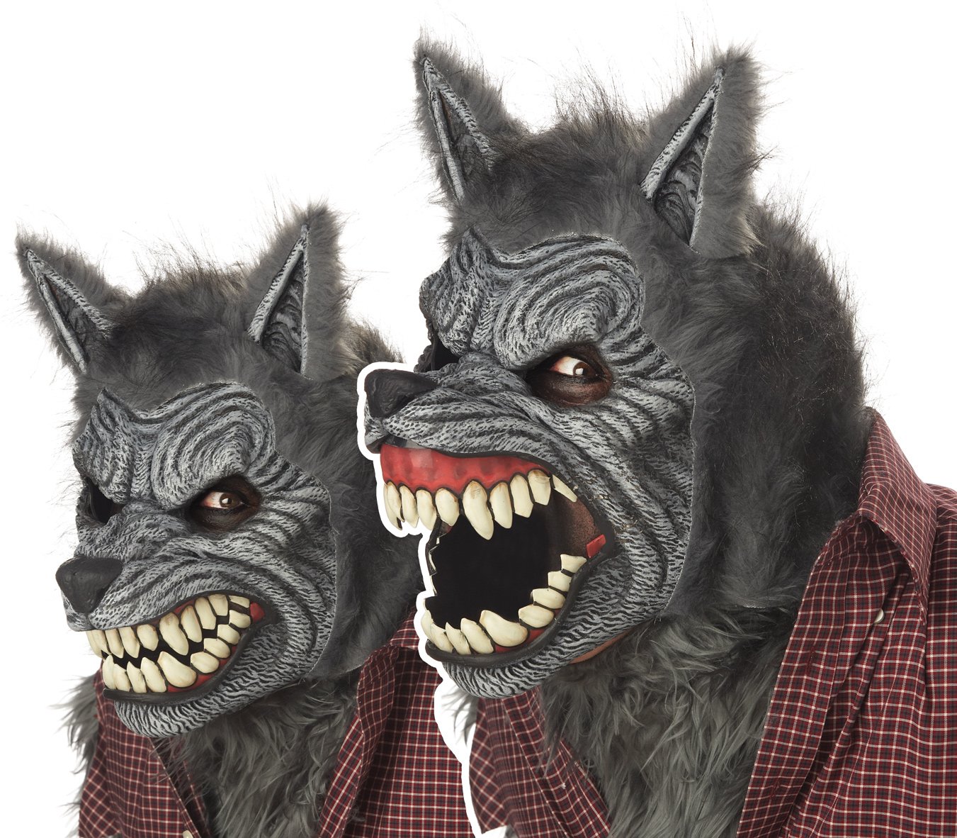 Werewolf Ani-Motion Adult Mask - Click Image to Close