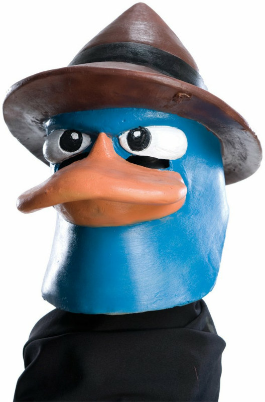 Phineas And Ferb - Agent Perry Adult Mask - Click Image to Close