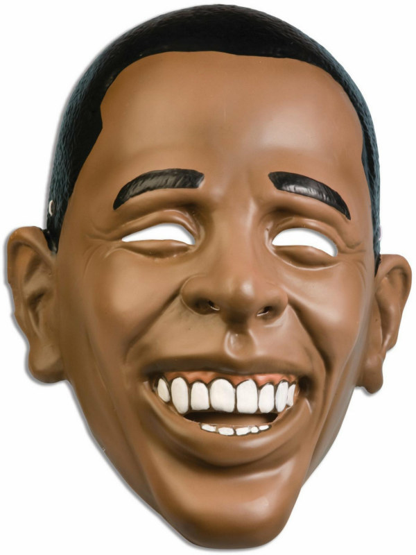 Barack Obama Plastic Adult Mask - Click Image to Close