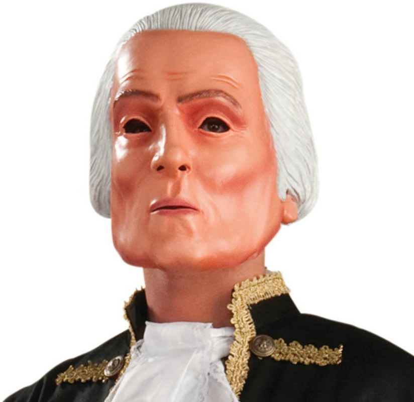 George Washington Latex Adult Mask - Click Image to Close