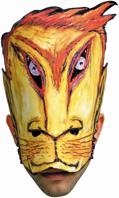 Clive Barker - Man & Lion Paper Adult Masks - Click Image to Close