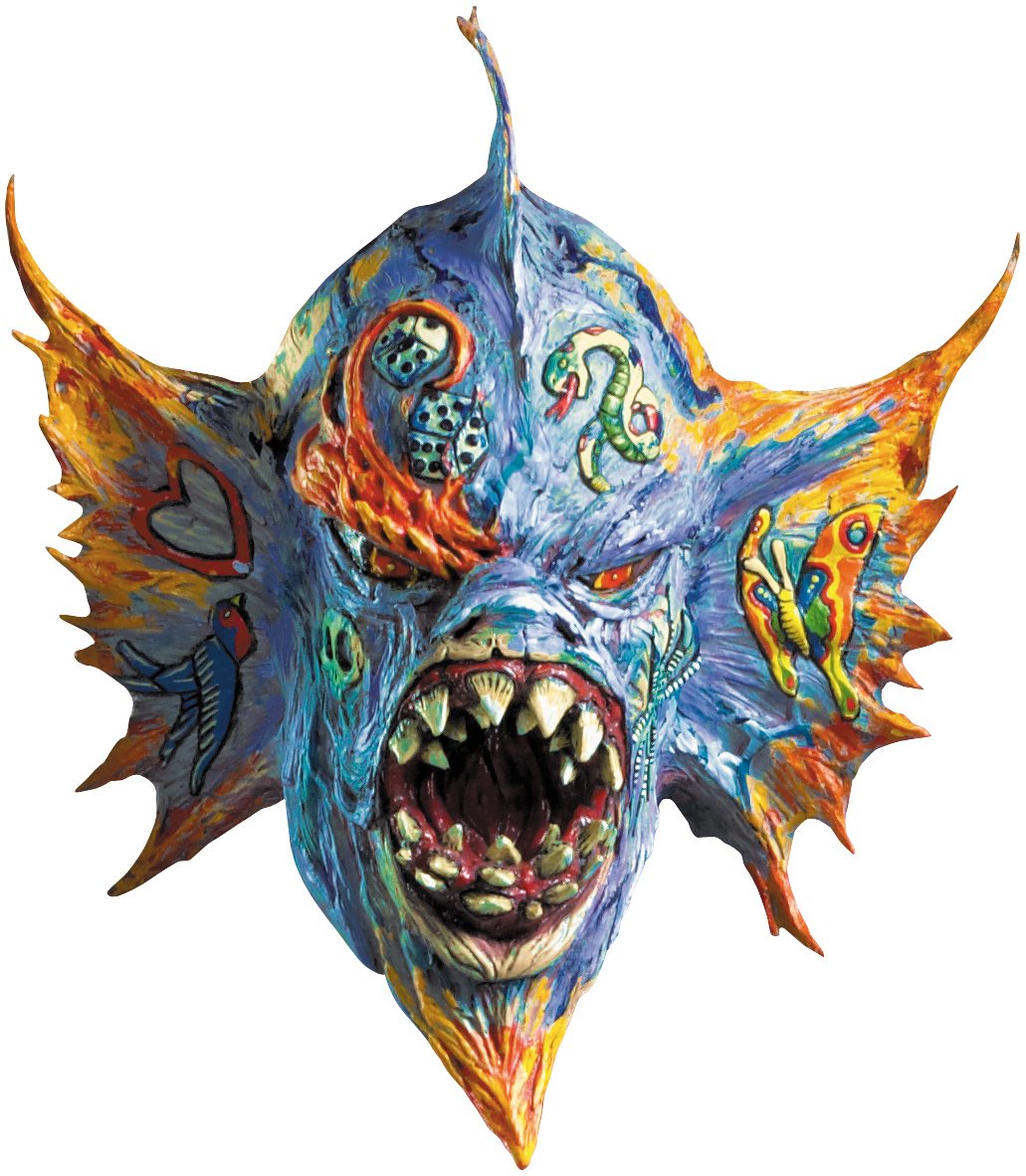Clive Barker - Tattu Deluxe Adult Half Mask - Click Image to Close