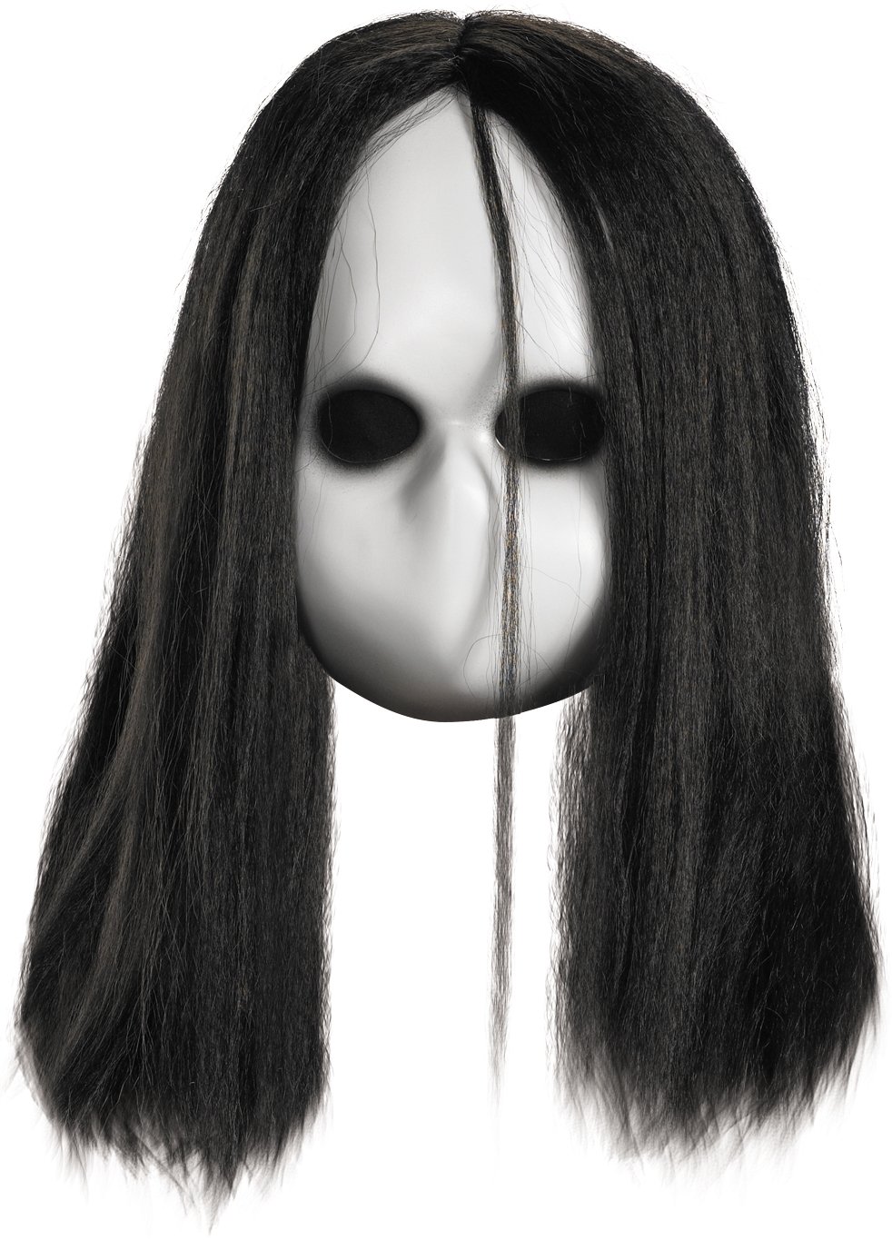 Blank Black Eyes Doll Mask (Adult) - Click Image to Close