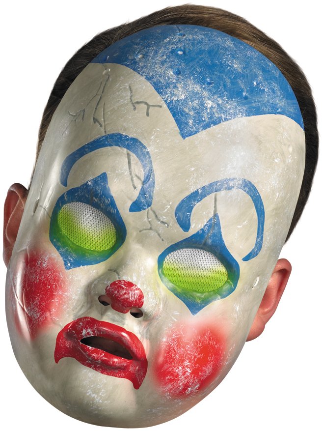 Clown Doll Mask (Adult) - Click Image to Close