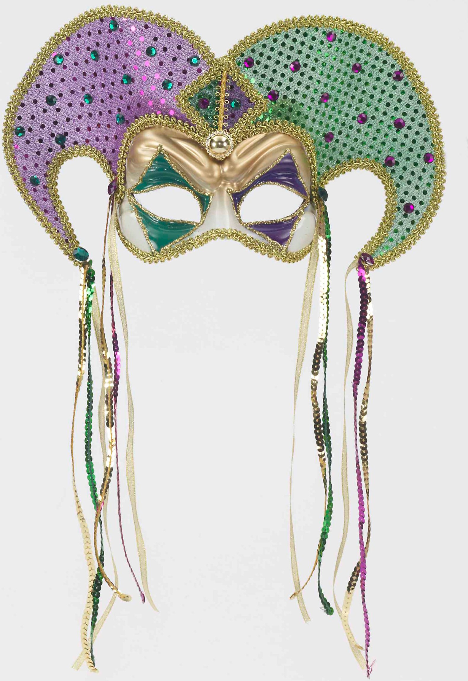 Mardi Gras Venetian Mask Adult - Click Image to Close