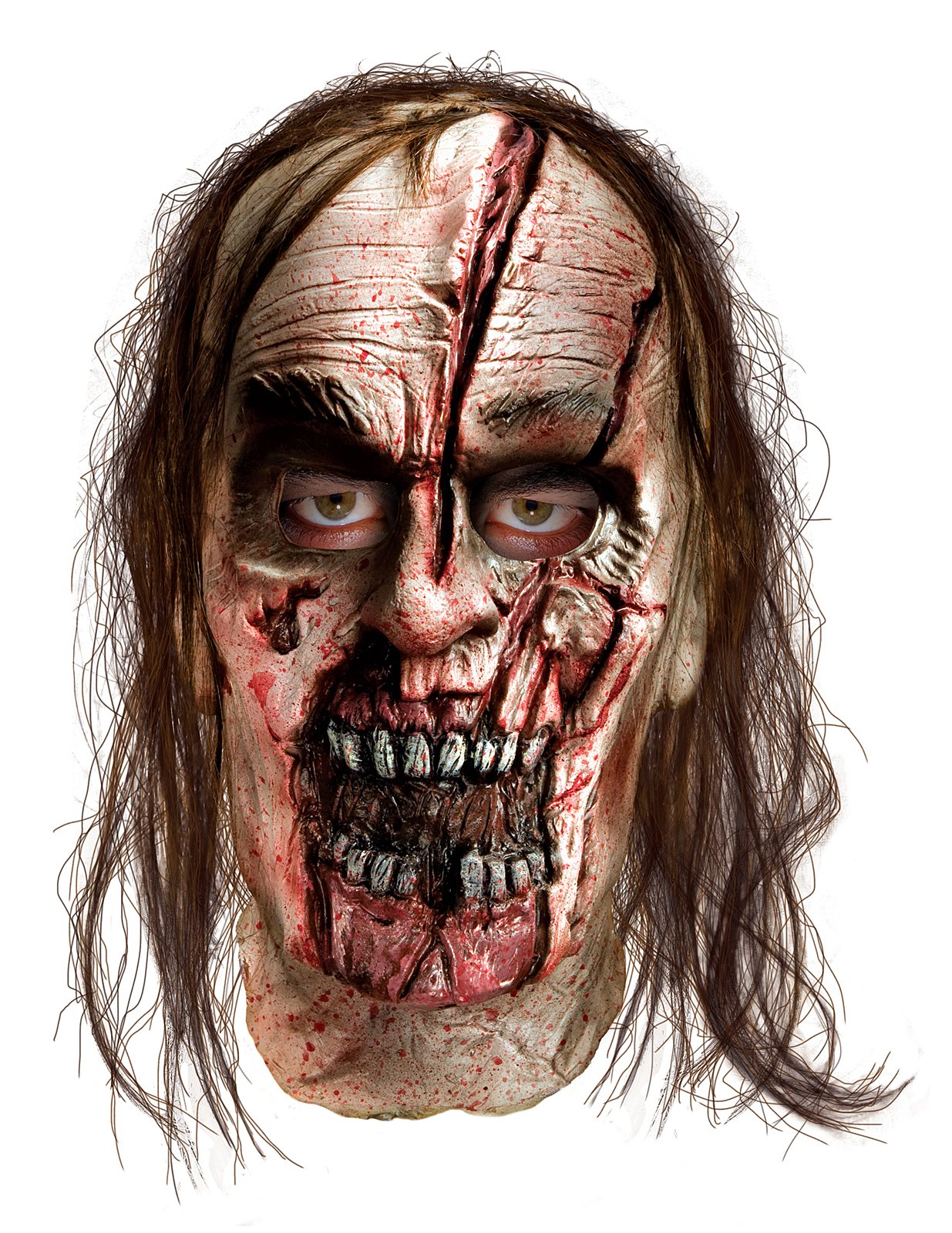 The Walking Dead - Zombie With Split Head Deluxe Mask (Adult)