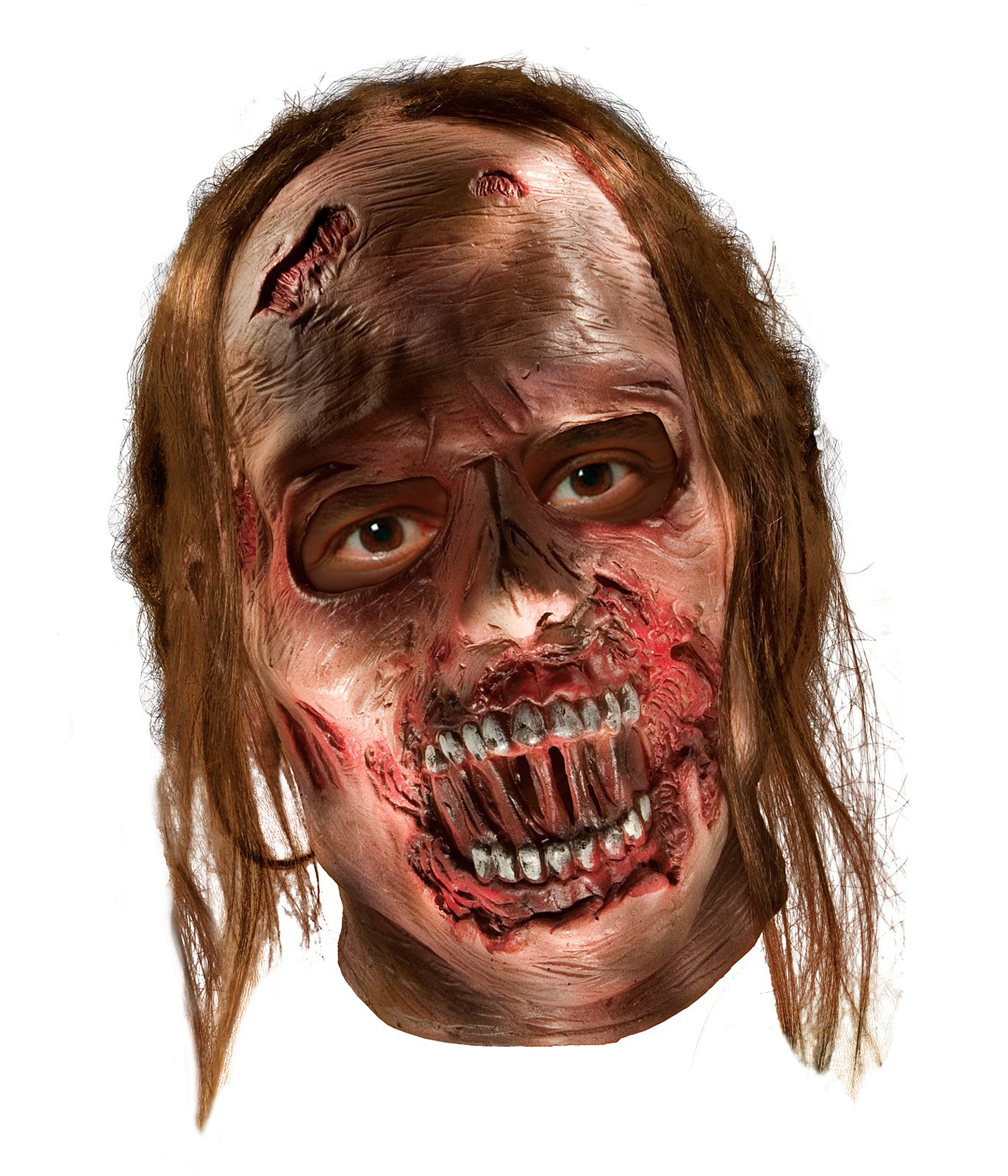 The Walking Dead - Decayed Zombie Deluxe Mask (Adult) - Click Image to Close