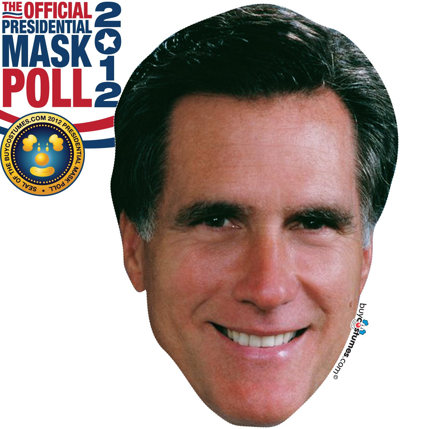 Mitt Romney Paper Mask - Click Image to Close