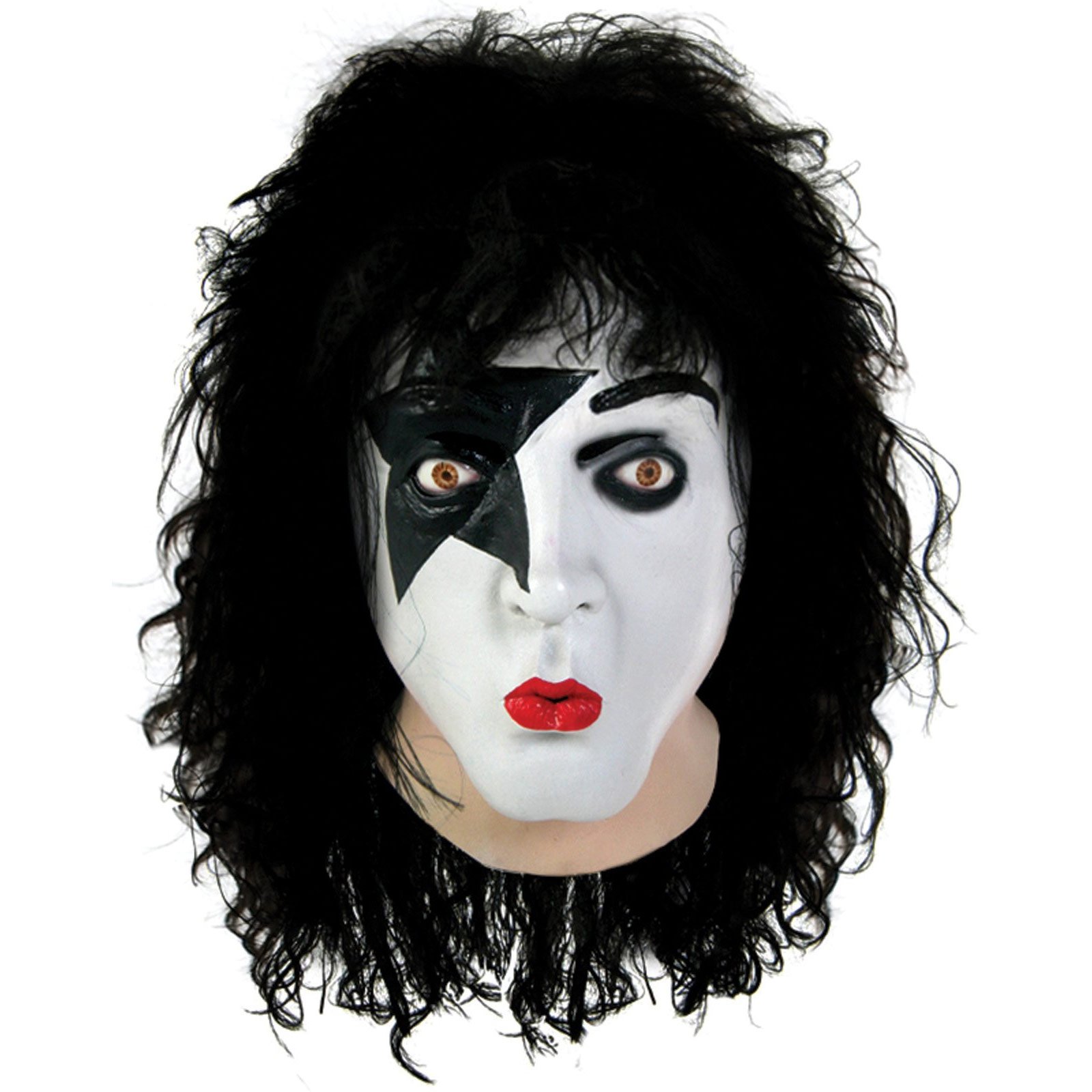 KISS Starchild Latex Full Mask With Hair Adult