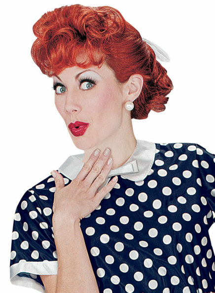 i love lucy costume. I Love Lucy Adult Wig