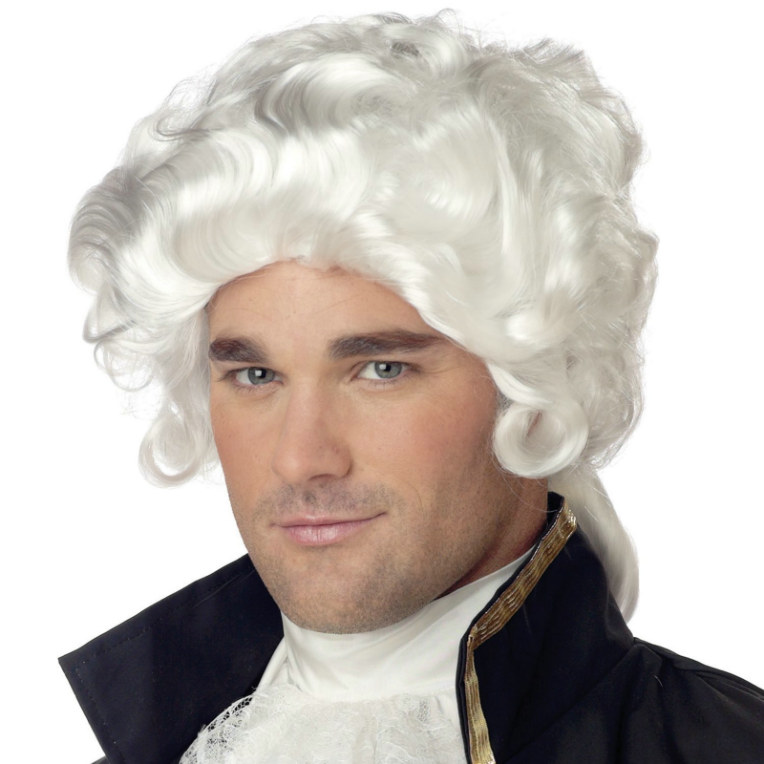 Colonial Man Economy Wig - Click Image to Close