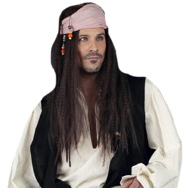 Deluxe Gypsy Pirate Wig - Click Image to Close