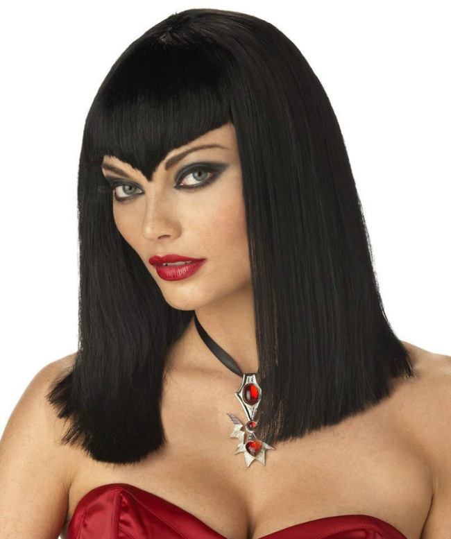 Vamp Wig Black Adult