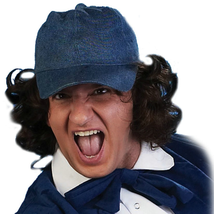 Guitarist/English Schoolboy Wig Adult - Click Image to Close