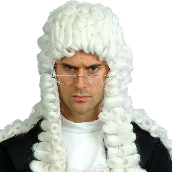 Judges Wig White Adult