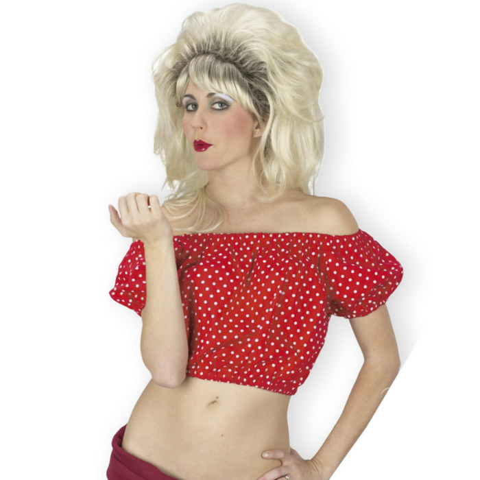 Mega White Trash Wig Adult - Click Image to Close