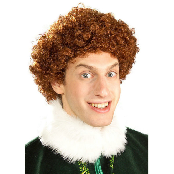 Buddy Elf Wig Adult - Click Image to Close