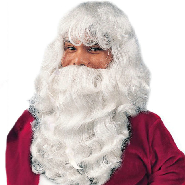 Deluxe Santa Wig & Beard - Click Image to Close