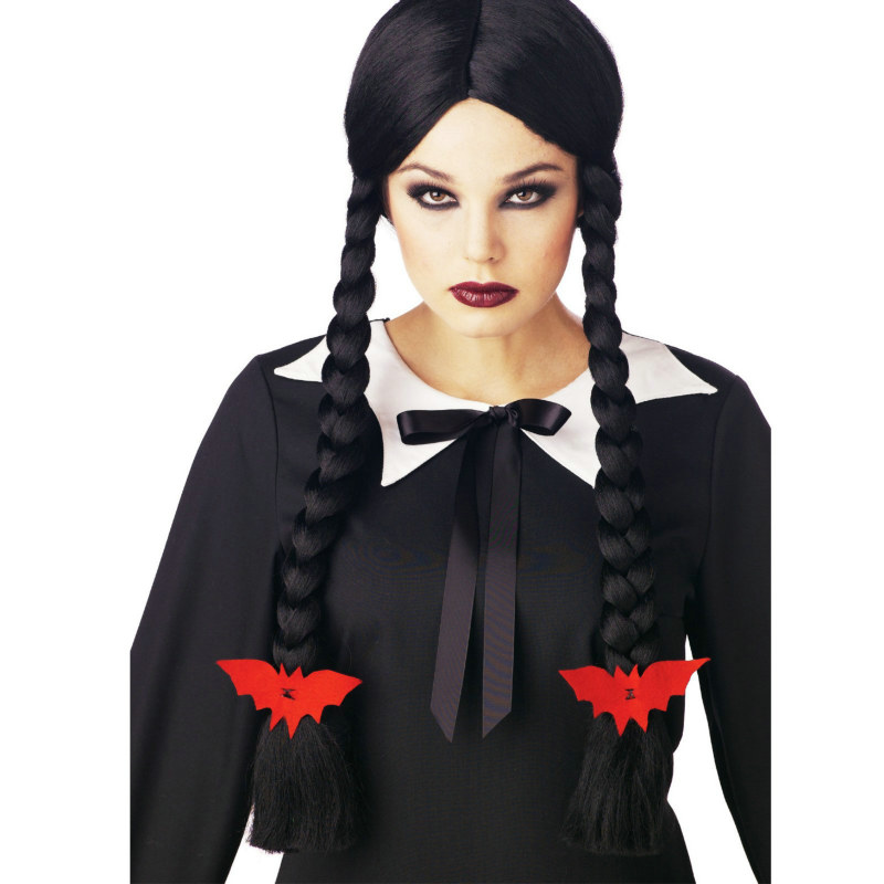 Very Bat Braids Adult - Click Image to Close