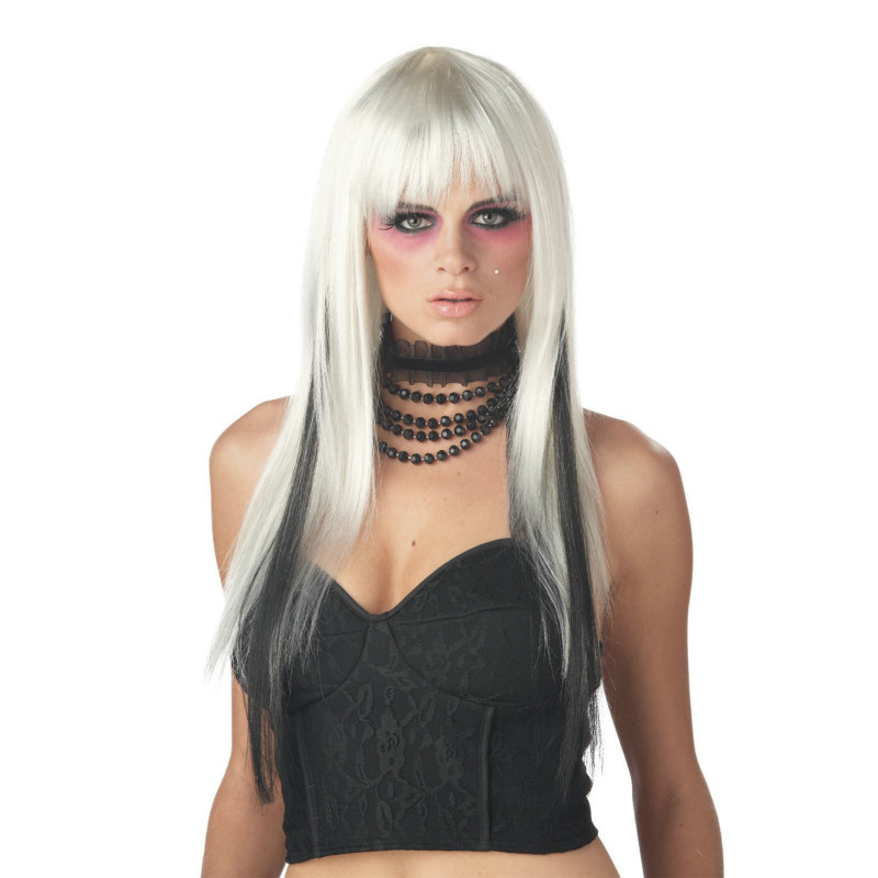 Chopstix (White/Black) Wig