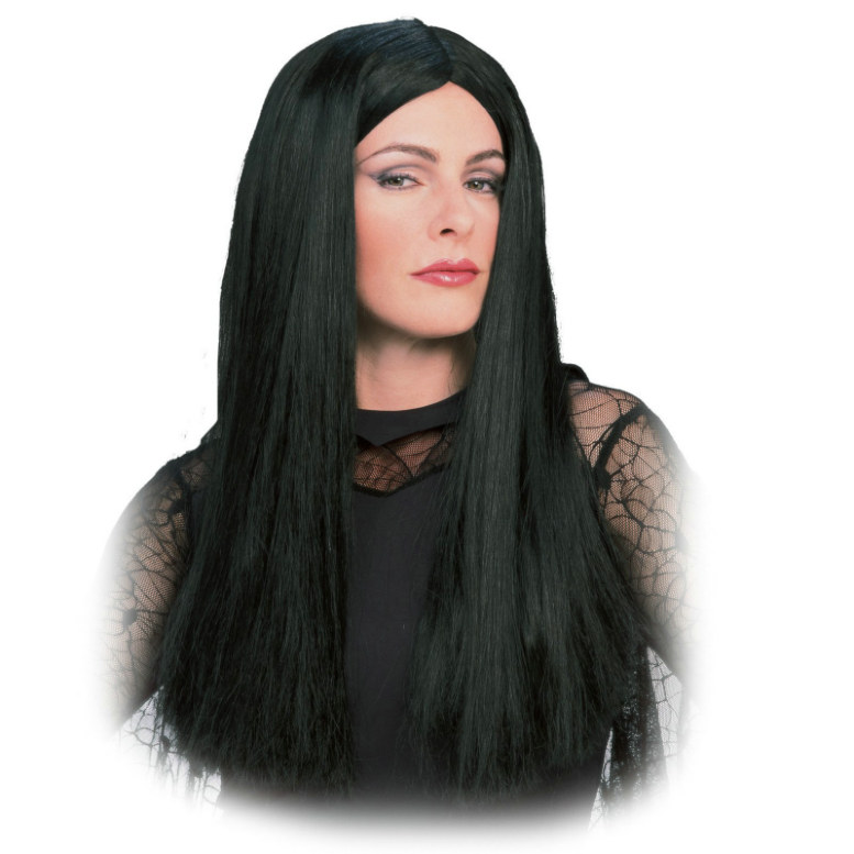 morticia makeup. Morticia Adult Wig