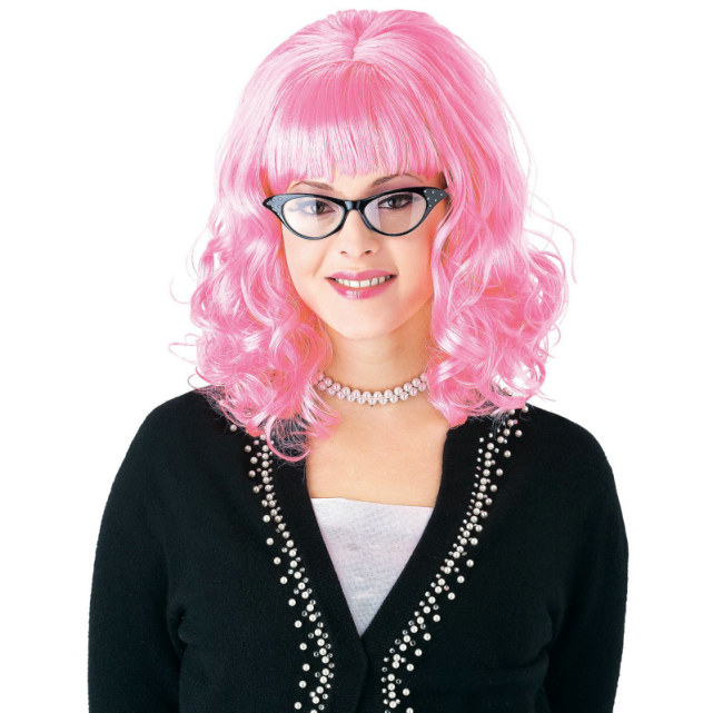 60's Teaser Wig Pink - Click Image to Close