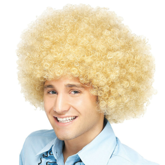 Supa Fro Wig (Blonde) - Click Image to Close