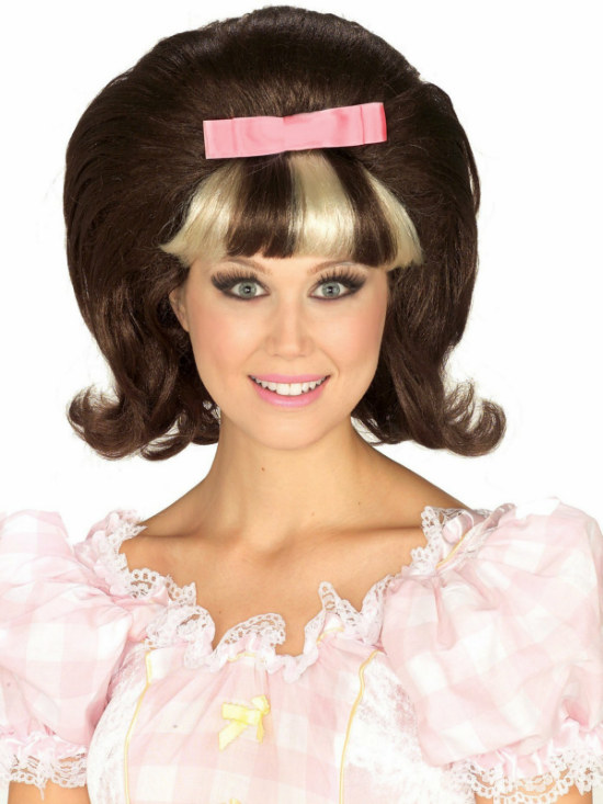 60's Princess Brown/Blonde Combo Wig