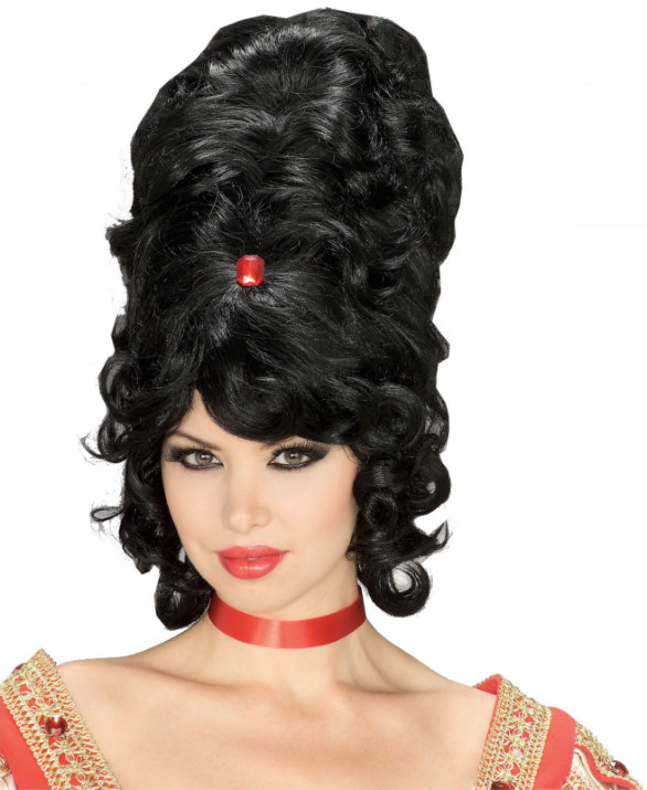 Beehive Wig Black - Click Image to Close