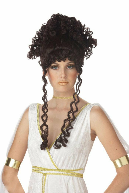 Athenian Goddess Wig - Brunette - Click Image to Close