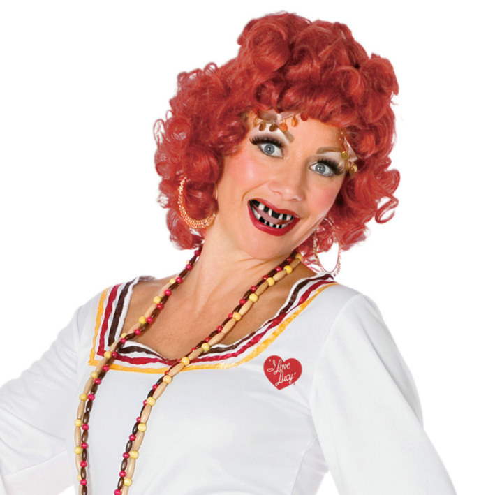 I Love Lucy-Queen of The Gypsies Wig Adult