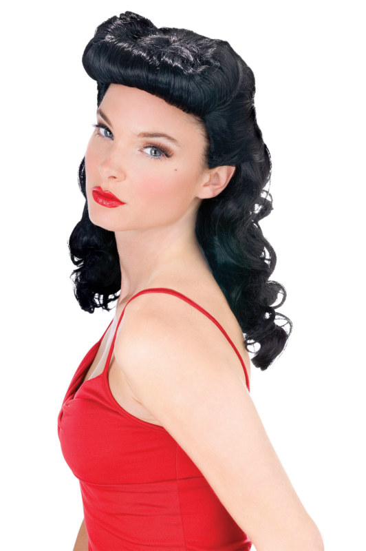 Burlesque Beauty Wig Adult - Click Image to Close