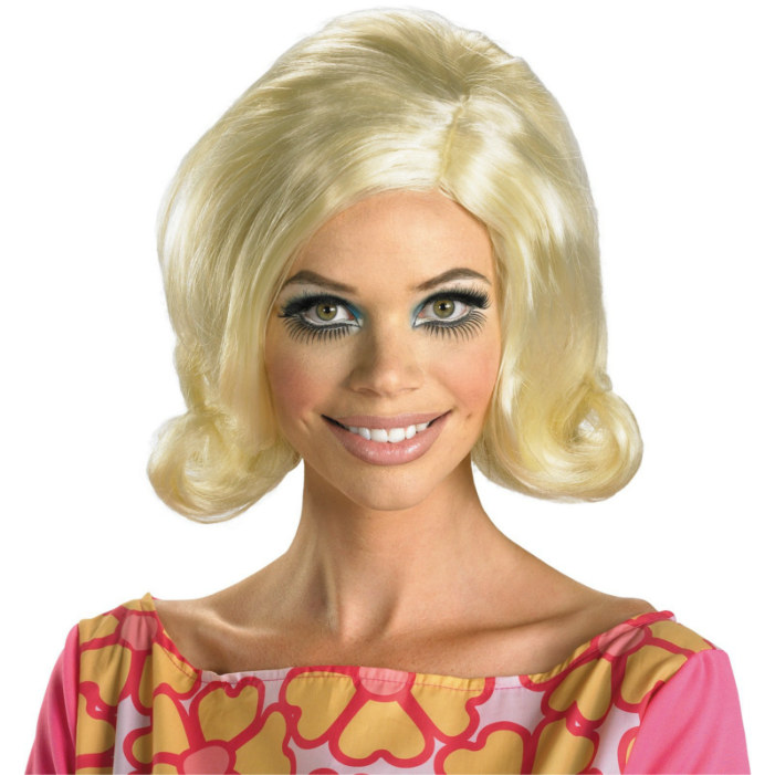 Barbie Flip Wig Adult - Click Image to Close