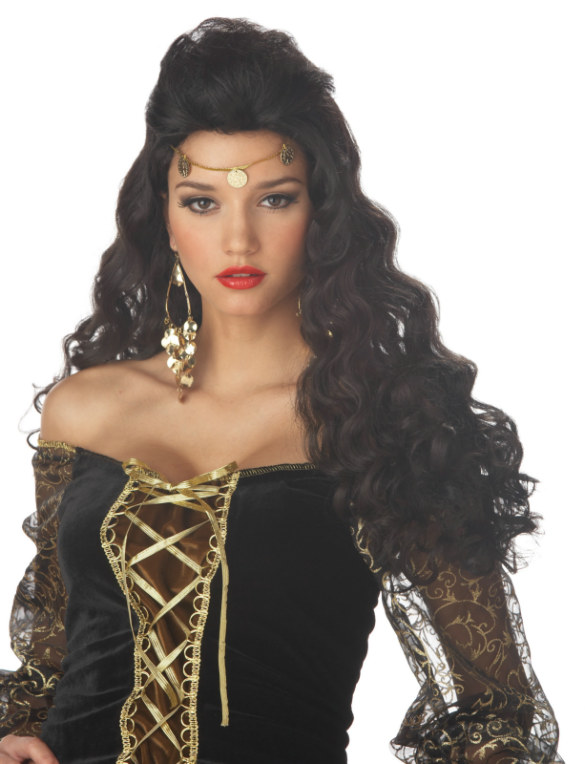 Madame Destiny Adult Wig - Brunette - Click Image to Close